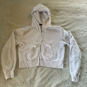 Brandy Melville Cropped Zip Up